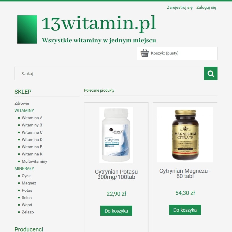 Suplementy diety witamina c
