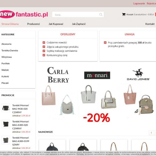 Sklep internetowy z modnymi torebkami