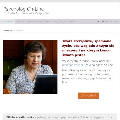 Pomoc psychologa w depresji online