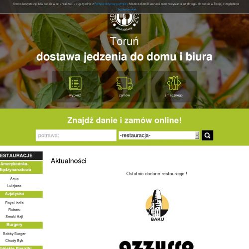 Jedzenie online Toruń
