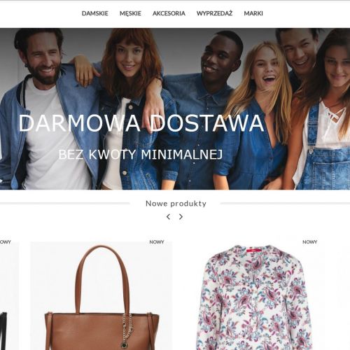 Markowy sklep odzieżowy online