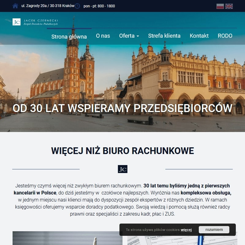 Doradca podatkowy online w Krakowie