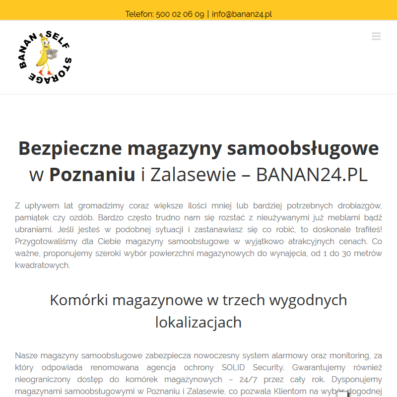 Boksy magazynowe Poznań