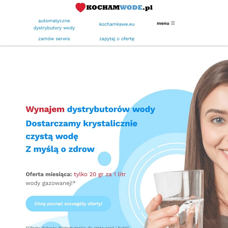 Warszawa - dystrybutory wody wynajem